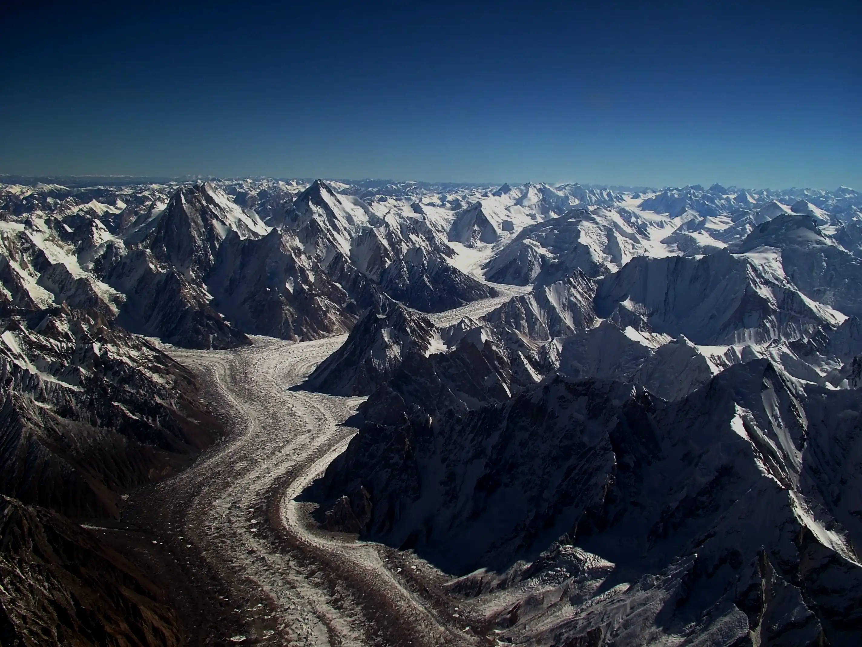 Baltoro Glacier route toward Concordia and K2 Base Camp in the Karakoram